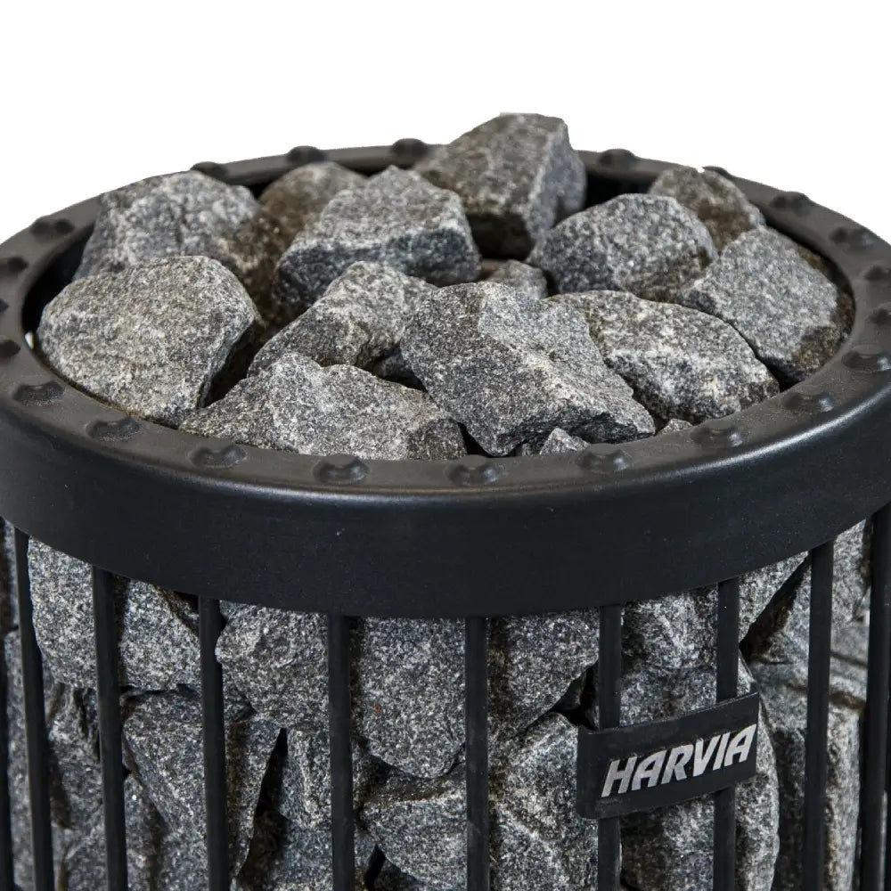 Harvia Split-Face Heater Stones – 2-4", 44 lb